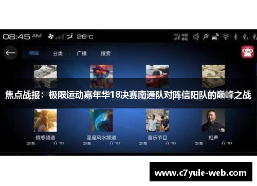 焦点战报：极限运动嘉年华18决赛南通队对阵信阳队的巅峰之战